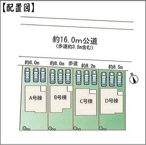 区画図（Ｄ号棟）