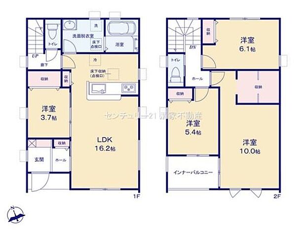 会話が広がるリビングスルー階段設計