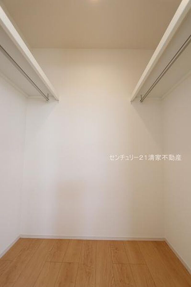1号棟:収納力のあるウォークインクローゼット!(2026年03月撮影)