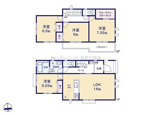全室南向きの明るい間取りです!