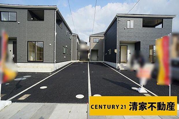 3号棟：駐車スペース2台分あり!(2026年09月撮影)