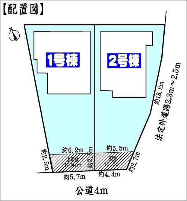 区画図(1号棟)