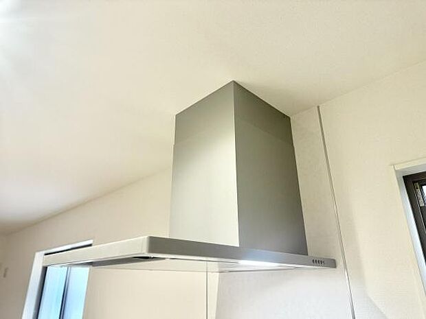 掃除も楽な薄型レンジフード