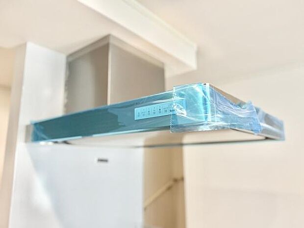 掃除も楽な薄型レンジフード