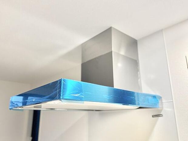 掃除も楽な薄型レンジフード