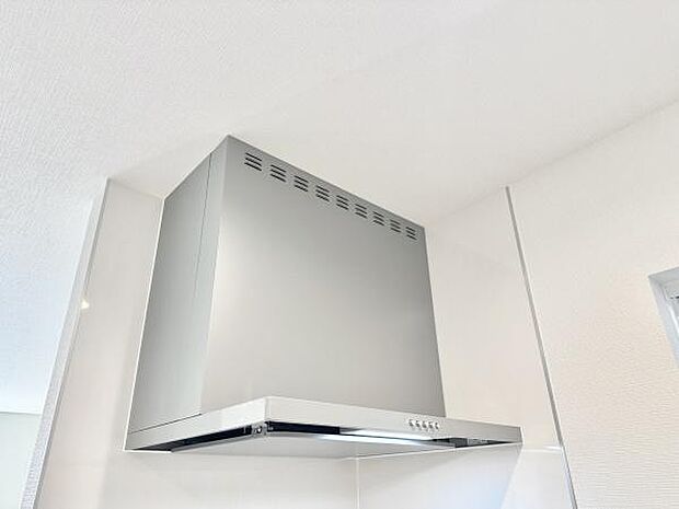 掃除も楽な薄型レンジフード