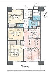 間取図画像 3LDK