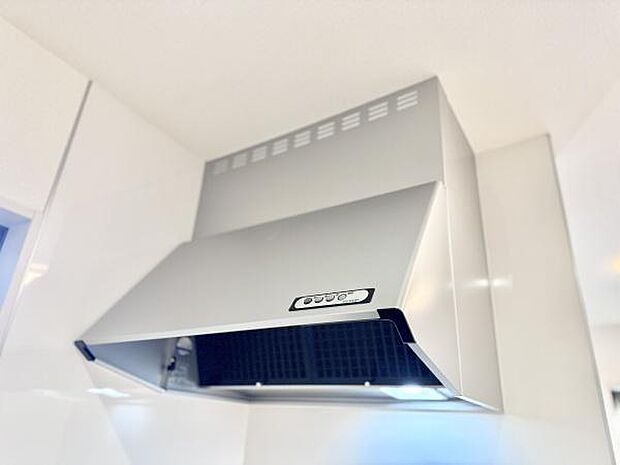 掃除も楽な薄型レンジフード