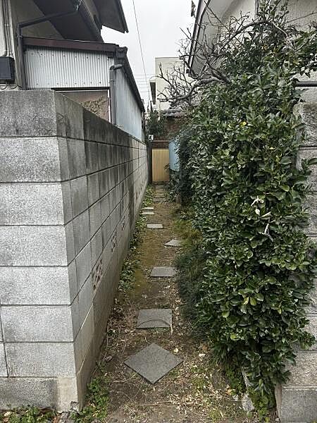 敷地延長通路部分です。