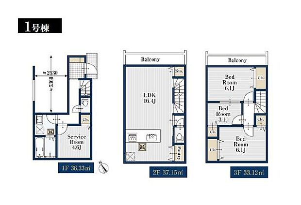 プライバシー性の高い2階LDKは広々16.4帖!家族のコミュニケーションのとりやすいリビングイン階段採用!全居室収納・パントリーなど収納豊富!雨風から愛車を守るビルドインガレージ!