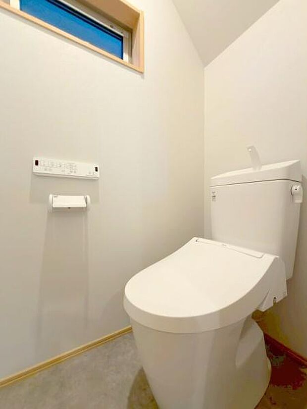 トイレはもちろん1階と2階にあります!