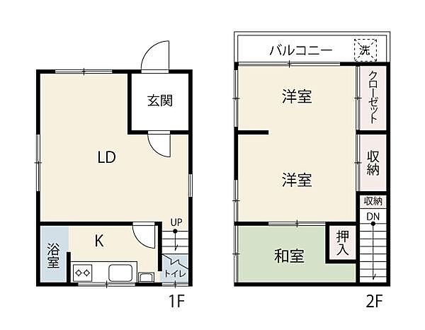 収納が多く使いやすい間取りです。