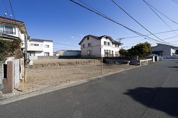 前面道路&現地写真。