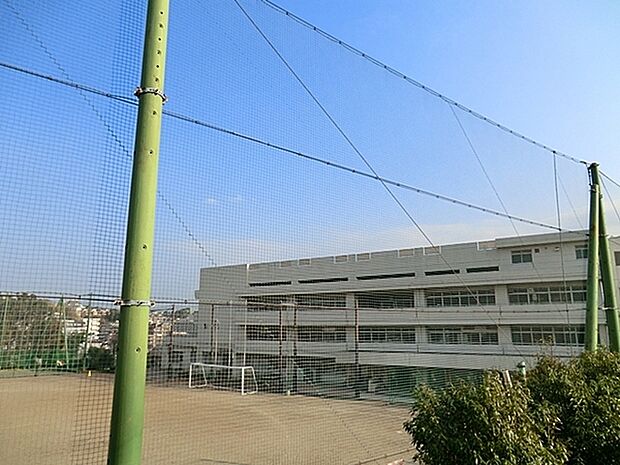 横浜市立平戸中学校まで1100m