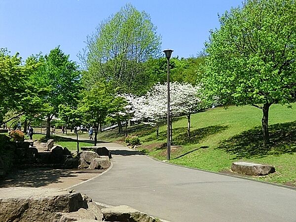 岸根公園まで1034m