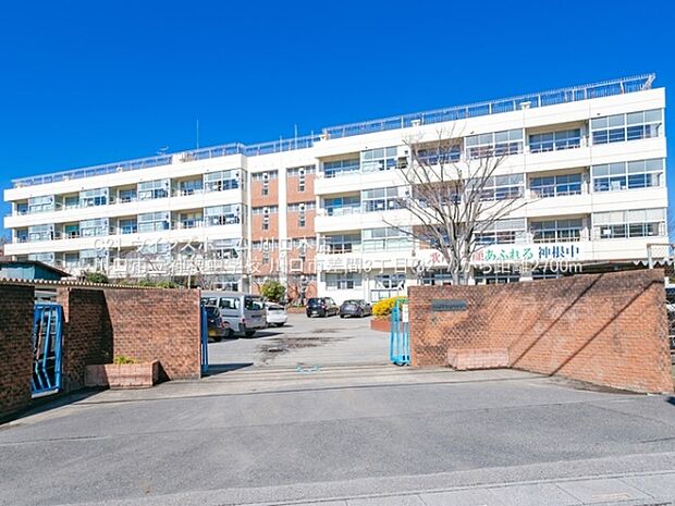 川口市立神根中学校まで2700m