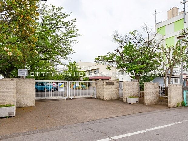 川口市立在家小学校まで290m
