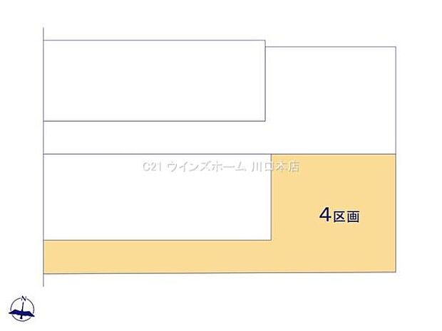 〜4区画図〜静かで落ち着いた雰囲気が魅力のエリアです。