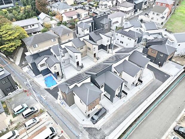 〜ドローン撮影〜太陽光パネル設置！住宅性能評価書Ｗ取得と税制優遇の長期優良住宅・BELS評価書取得！