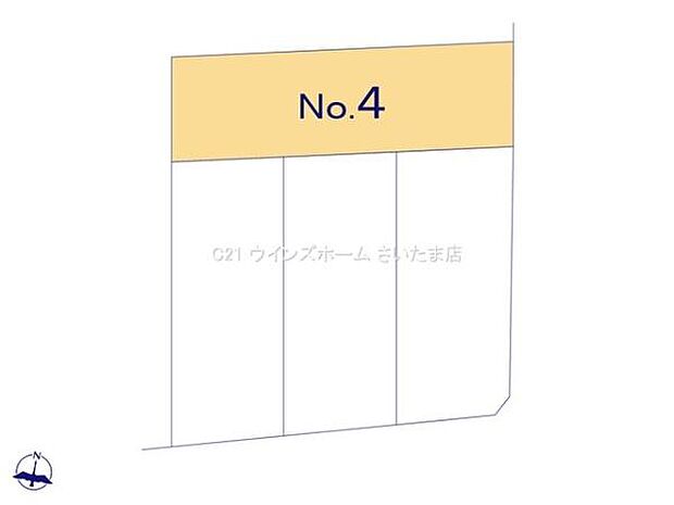 〜4号棟区画図〜