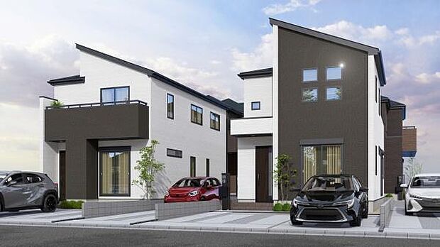 （外観イメージパース）『快適なライフスタイルを実現させるためにマイホームをこだわりたい』そんな想いを実現させる快適なお家が誕生します！