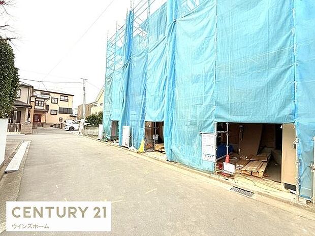 前面道路は南側4ｍ！車通りの少ない閑静な住宅地。