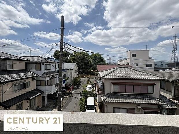 現地からの眺望もチェック!前面に高い建物が無く解放感があります!