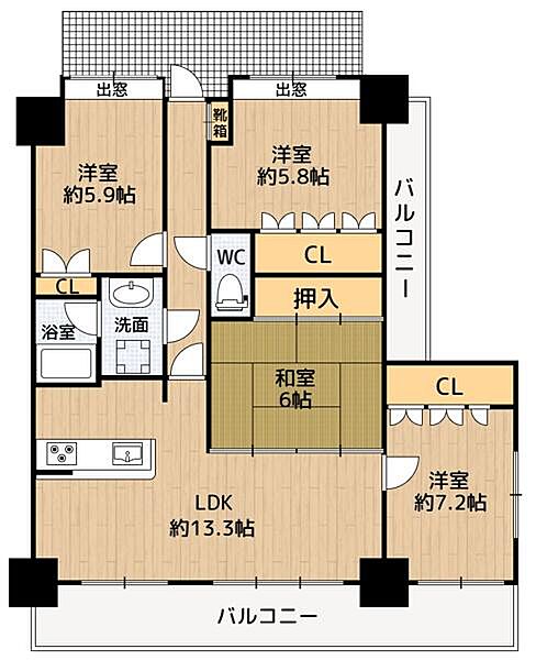 間取り：345000043080