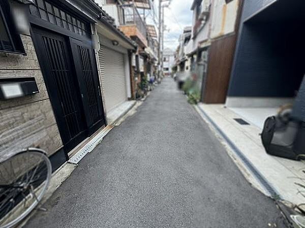 前面道路です！