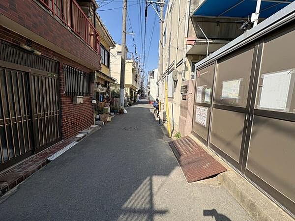 前面道路です！