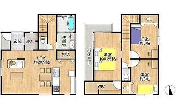 間取り：327001685956