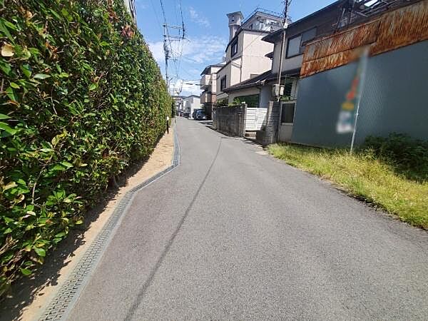 前面道路です！