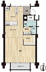 住吉第二団地11号棟 ワンルームの間取図画像