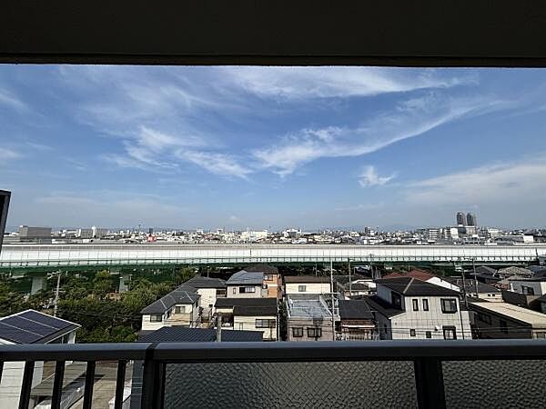 バルコニーからの眺望！
