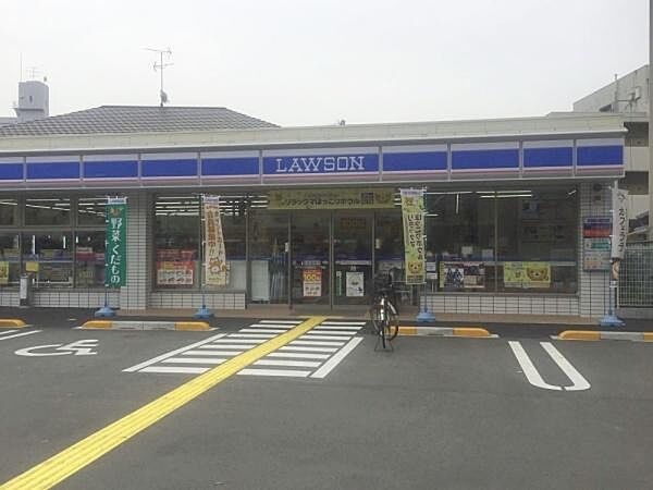 ローソン住吉我孫子二丁目店まで107m
