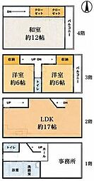 大阪市天王寺区舟橋町 中古戸建