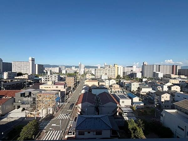バルコニーからの眺望です！