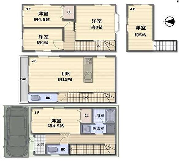 間取り：5LDK