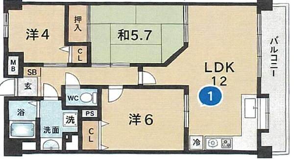 間取り：3LDK