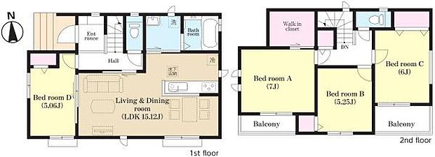 土地面積114.37平米　建物面積94.81平米