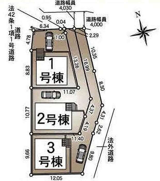 カースペース完備の新築戸建てです！