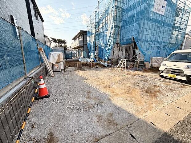 3台まで止められる駐車場です。