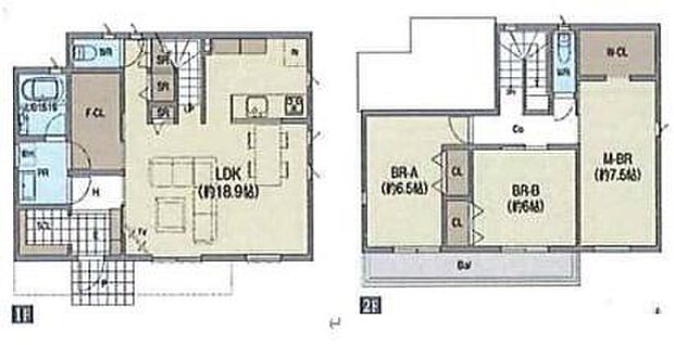 土地面積197.67平米　建物面積106.40平米