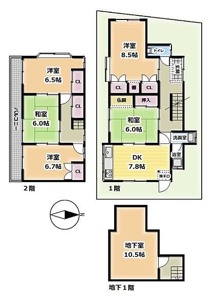 間取り：326000246878