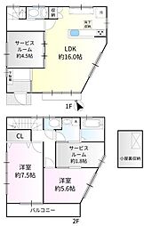 西武新宿線 花小金井駅 徒歩20分