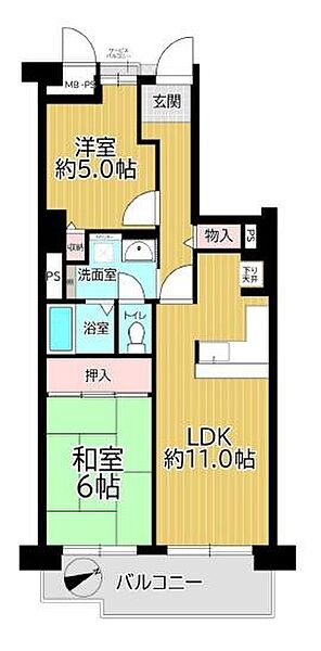 間取りを拡大表示