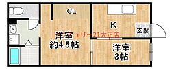 間取図画像 2K