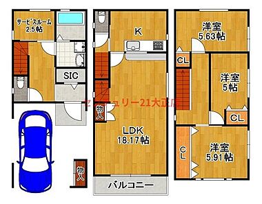 間取り：227104390309
