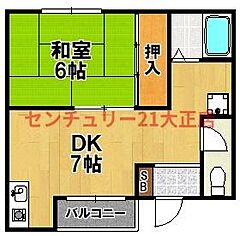 物件の間取り