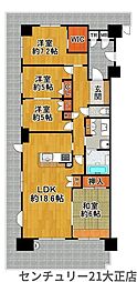 リバーガーデンこのはな 4LDKの間取図画像